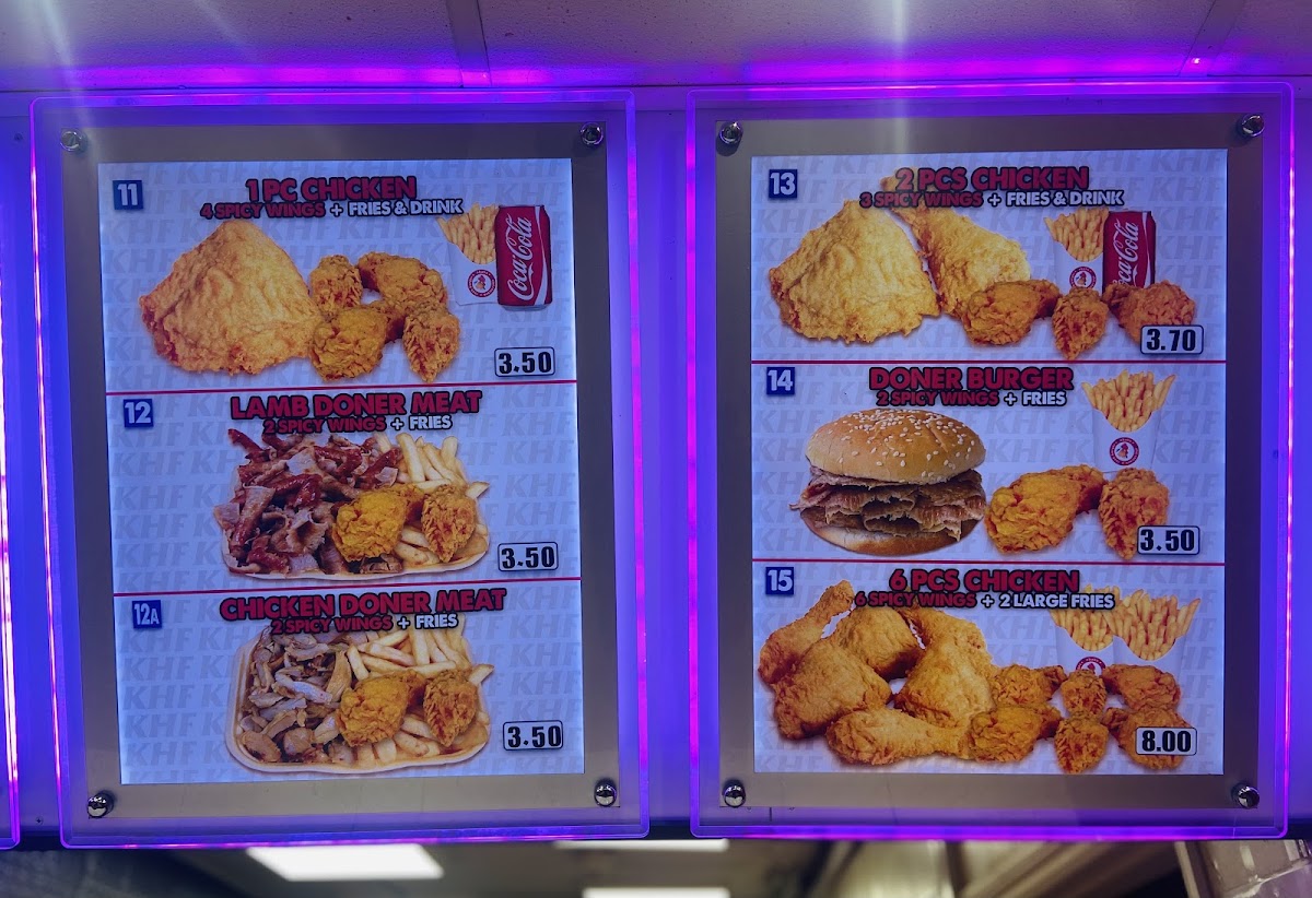 KHF Stepney Menu - Image 2